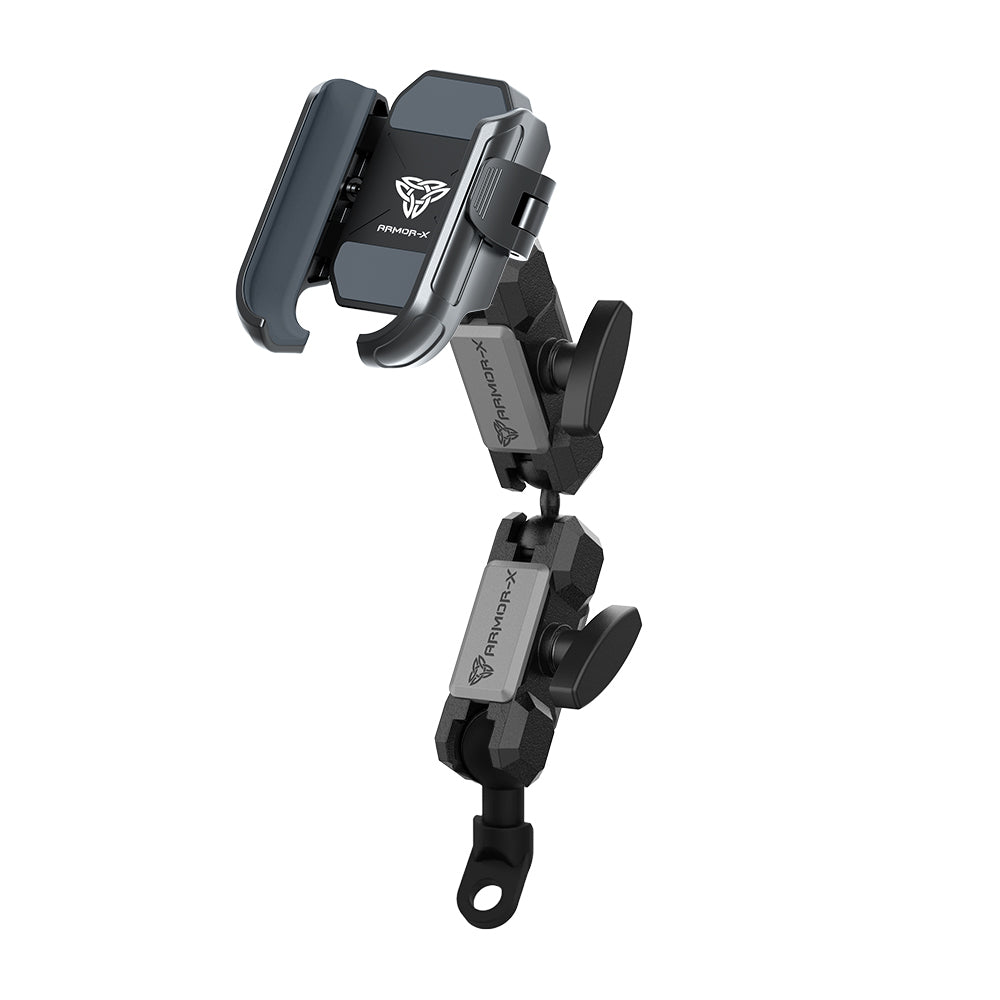 P19UP | Motorcycle Mirror Universal Mount | Design for Phone