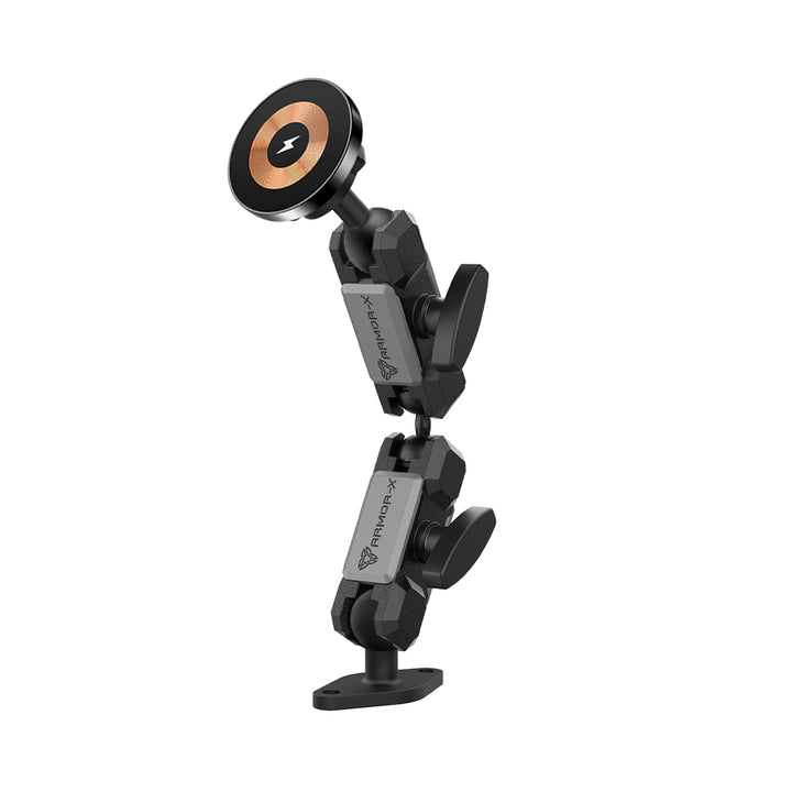 P1MS03 | Rhombus AMPS Mount | MagSafe / Pixelsnap 15W Fast Charger | ONE-LOCK for iPhone & Smartphone