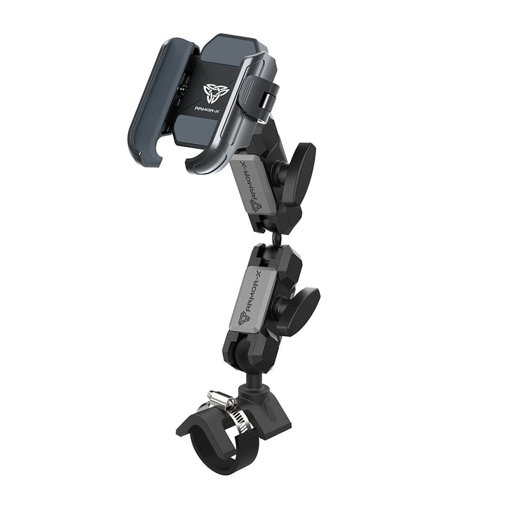 P24UP | Handle Bar Rail Universal Mount | ⌀21-70mm | Design for Phone