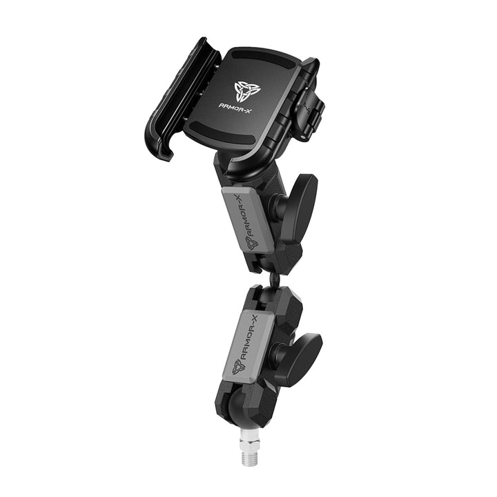 P28UP | One Inch Ball Base M10 Male Thread Motorcycle Universal Mount | Design for Phone