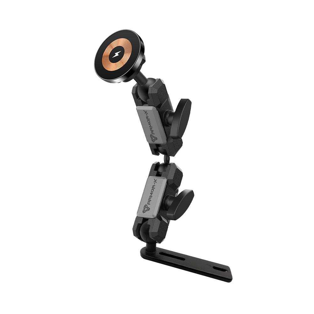 P29MS03 | Heavy-Duty Motorcycle brake/clutch Reservoir Cover PixelSnap 15W Fast Charger Mount | ONE-LOCK for Google Pixel Smartphone