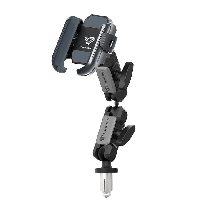 P30UP | Motorcycle Bike Universal Mount with Fork Stem Base | Design for Phone