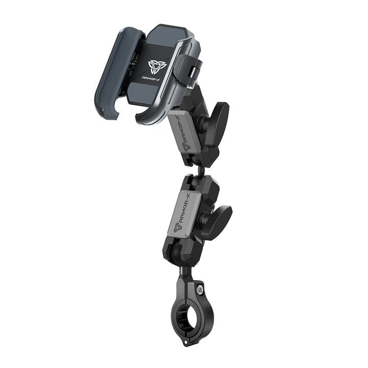 P37UP | Motorcycle Handlebar Universal Mount | ⌀22-32mm | Design for Phone