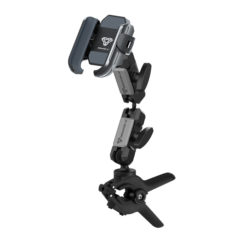 P48UP | Tough Spring Clamp Mount Universal Mount | Design for Phone
