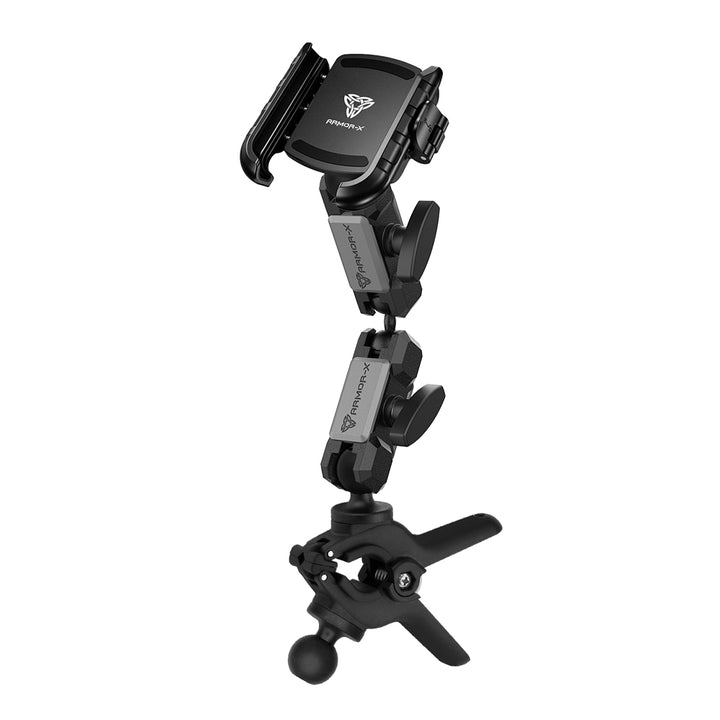 P49UP | Dual Ball Tough Spring Clamp Mount Universal Mount | Design for Phone