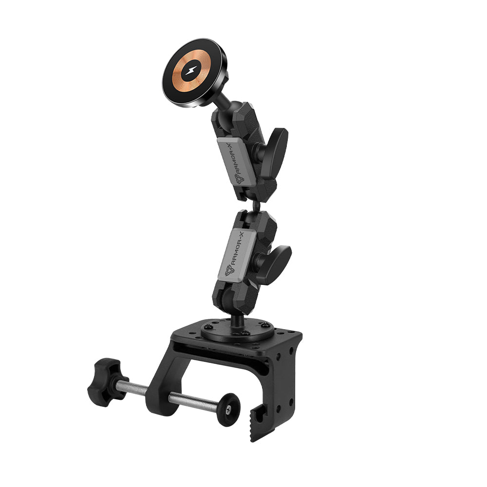 P58MS03 | Heavy-Duty G-Clamp PixelSnap 15W Fast Charger Mount | ONE-LOCK for Google Pixel Smartphone