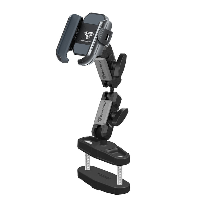 ARMOR-X Square Post Clamp Universal Mount (SMALL) for phone.