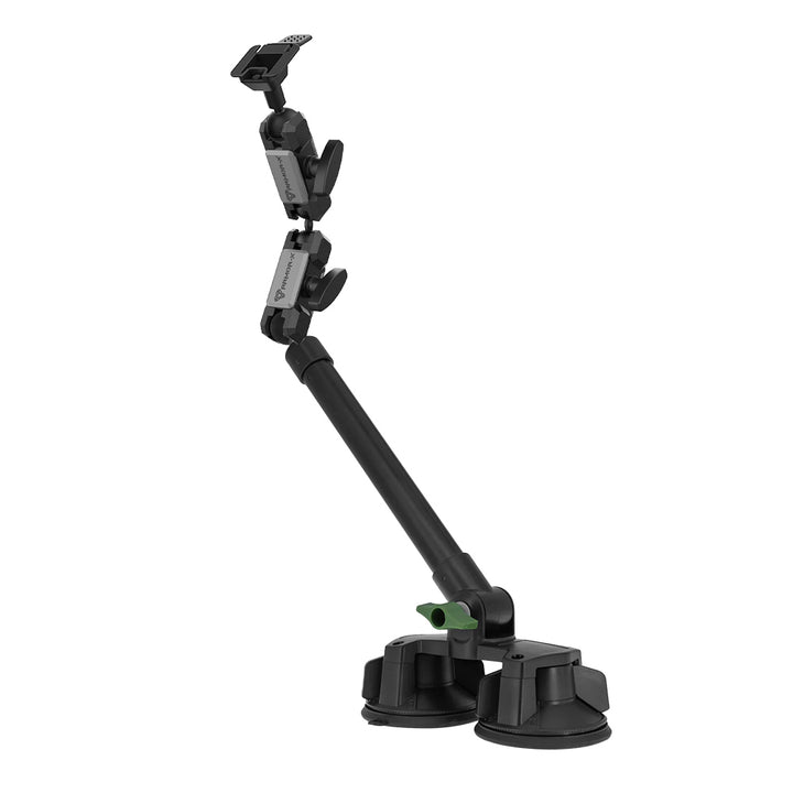 P65T | Dual Suction Cup Mount with Long Arm | ONE-LOCK for Tablet