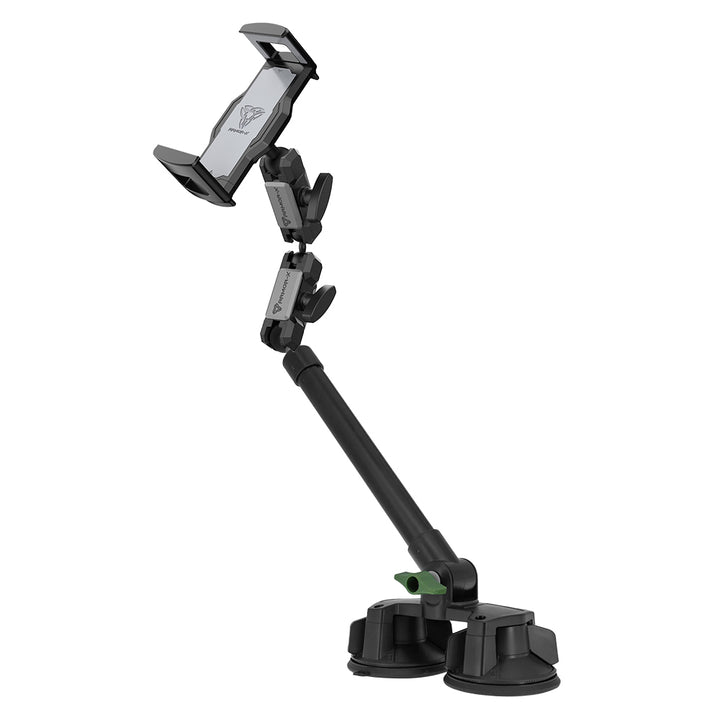 P65UT | Dual Suction Cup Universal Mount with Long Arm | Design for iPad, Galaxy Tab & Tablet