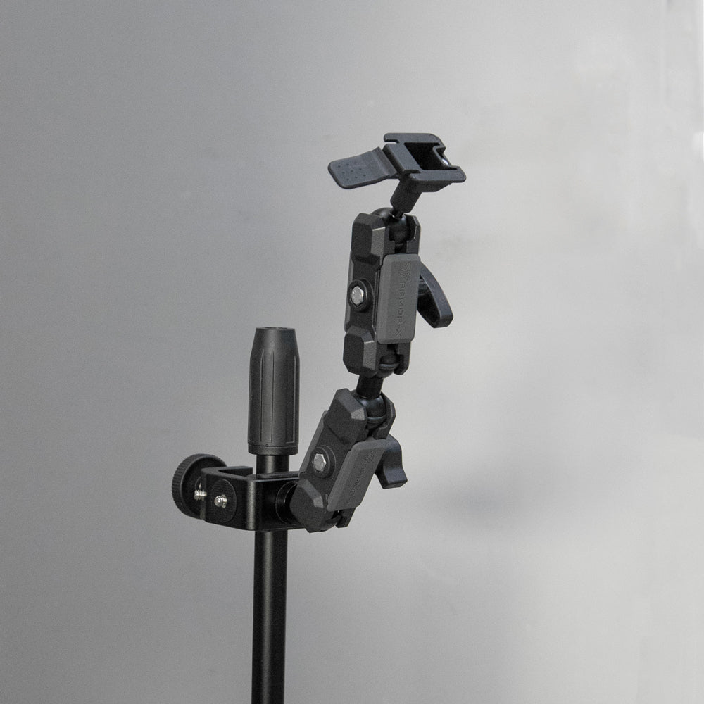 ARMOR-X Dual Arm compatible with 1 inch ball head.