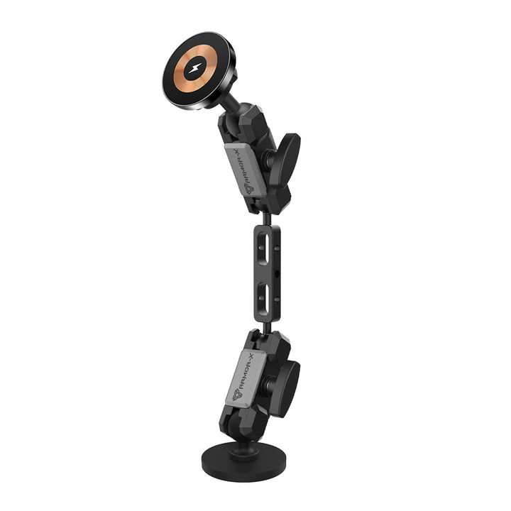 P11MS03 | Heavy-Duty Magnetic Magnet Mount | MagSafe / Pixelsnap 15W Fast Charger | ONE-LOCK for iPhone & Smartphone