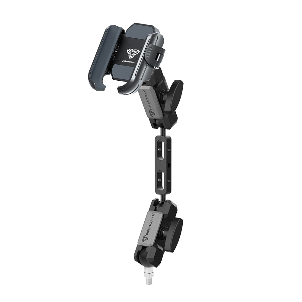 P27UP | One Inch Ball Base M8 Male Thread Motorcycle Universal Mount | Design for Phone