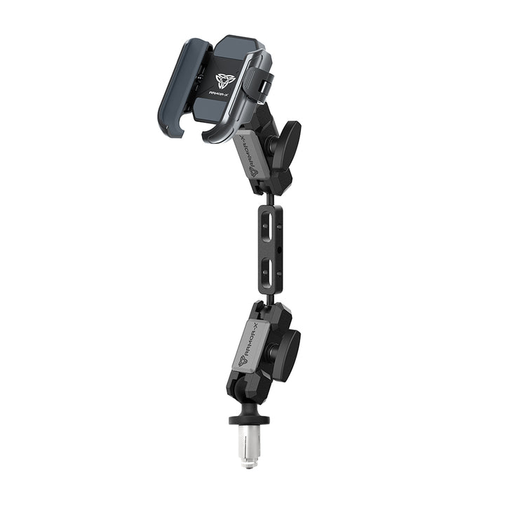 P30UP | Motorcycle Bike Universal Mount with Fork Stem Base | Design for Phone