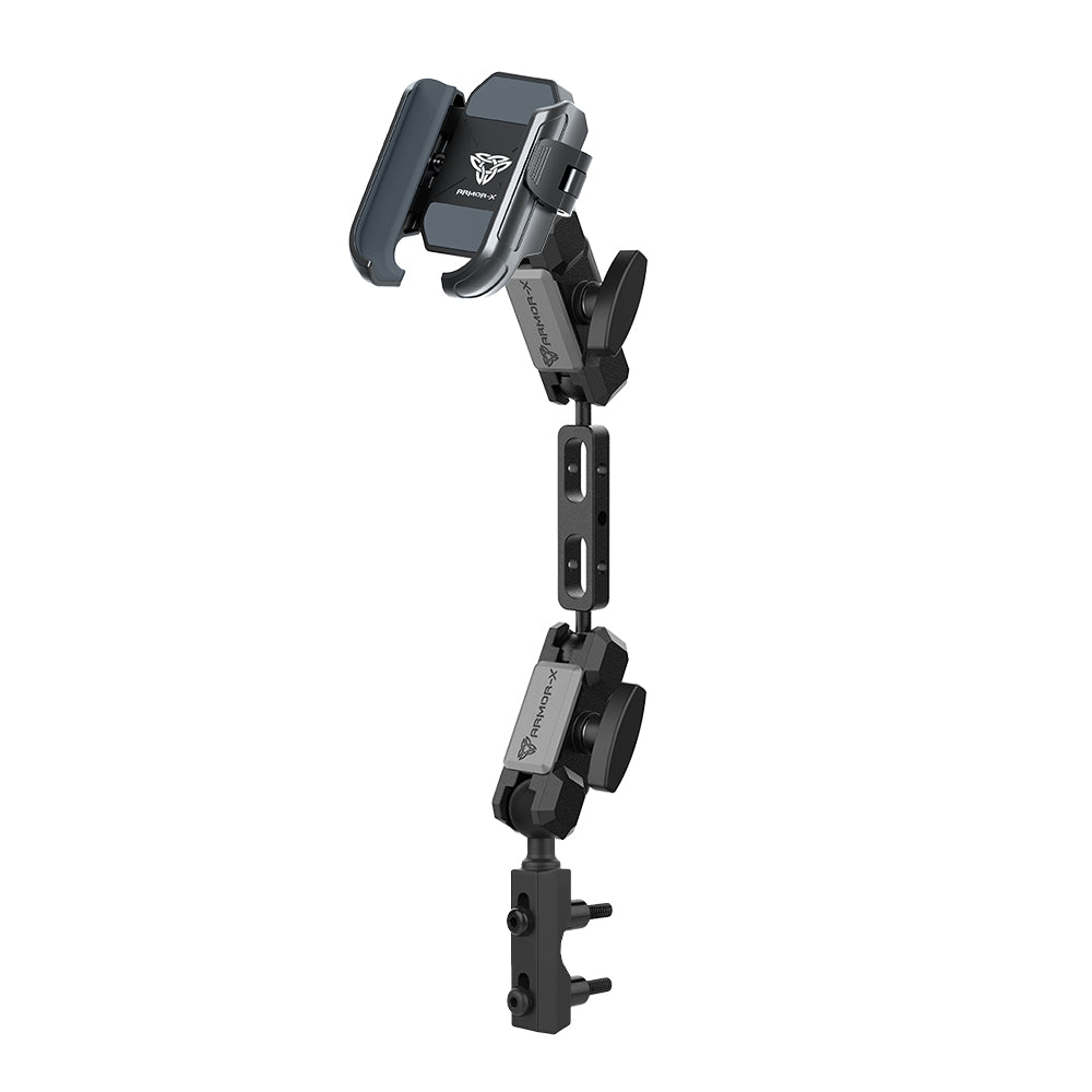 P34UP | Motorcycle Brake / Clutch / Perch Universal Mount | Design for Phone