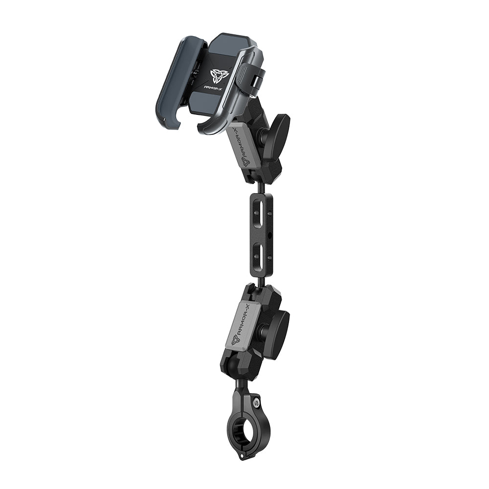 P37UP | Motorcycle Handlebar Universal Mount | ⌀22-32mm | Design for Phone