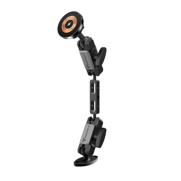 P42MS03 | Rhombus AMPS Mount | MagSafe / Pixelsnap 15W Fast Charger | ONE-LOCK for iPhone & Smartphone