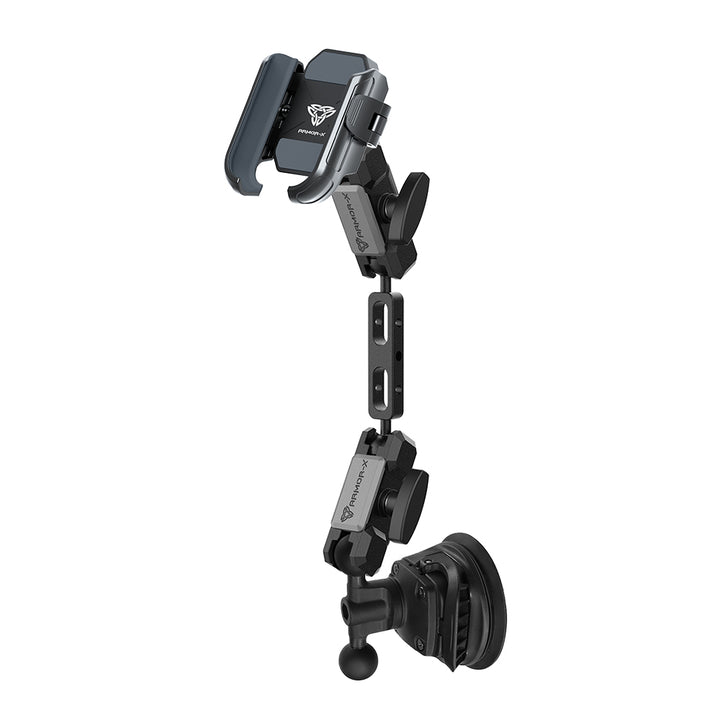 P47UP | Dual Ball Strong Suction Cup Universal Mount | Design for Phone