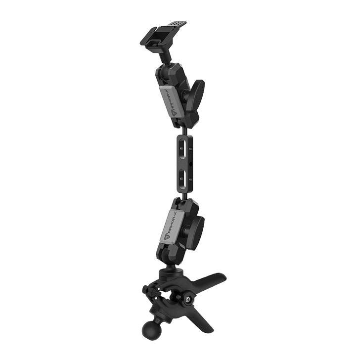 P49T | Dual Ball Tough Spring Clamp Mount | ONE-LOCK for Tablet