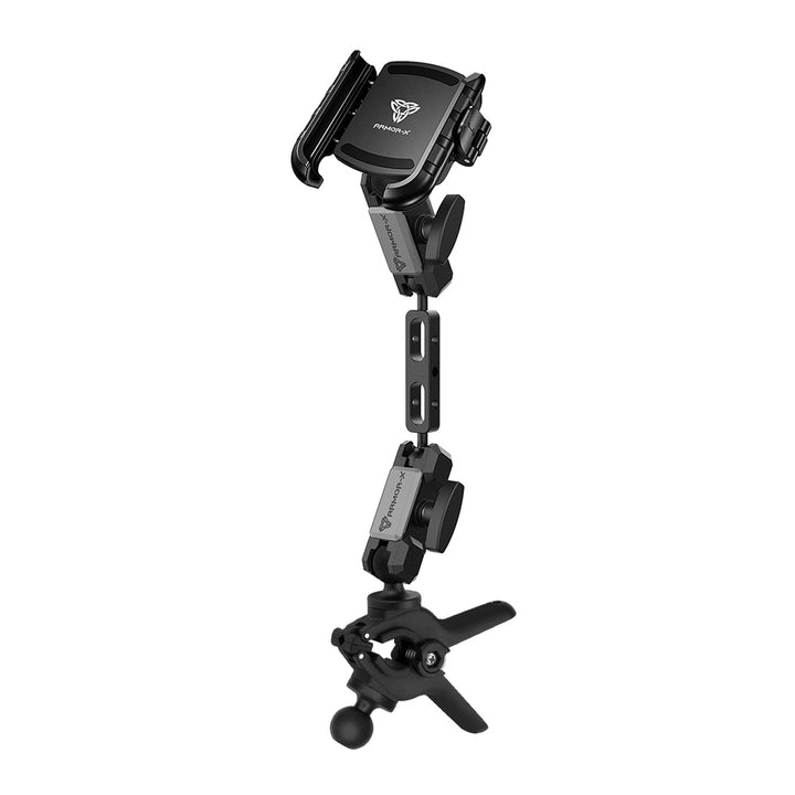 P49UP | Dual Ball Tough Spring Clamp Mount Universal Mount | Design for Phone