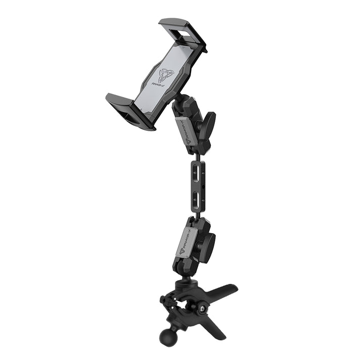 P49UT | Dual Ball Tough Spring Clamp Mount Universal Mount | Design for Tablet