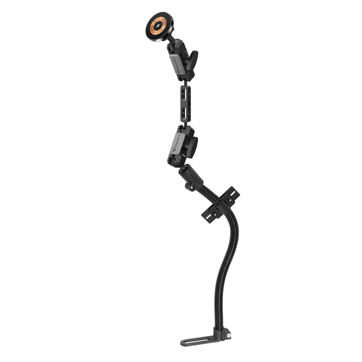 P57MS03 | Adjustable Gooseneck Universal No-Drill Vehicle PixelSnap 15W Fast Charger Mount | ONE-LOCK for Google Pixel Smartphone