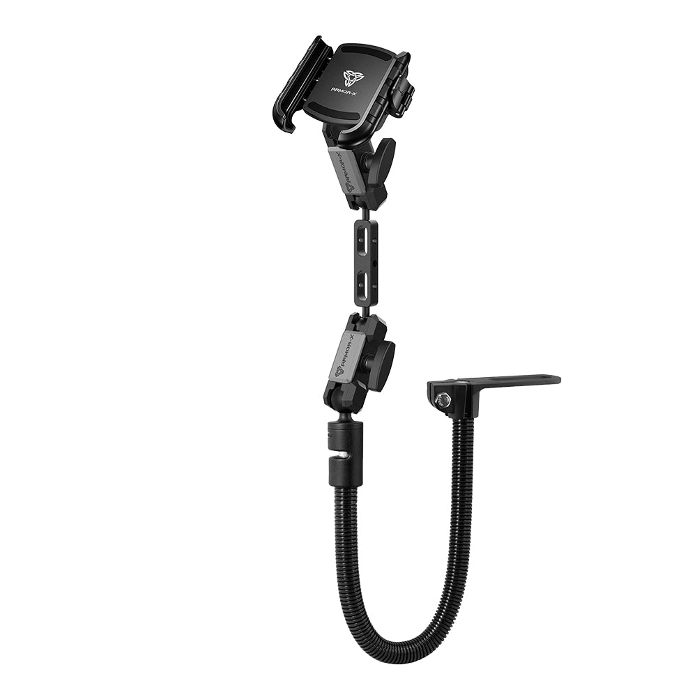 P57UP | Adjustable Gooseneck Universal No-Drill Vehicle Mount | Design for Phone