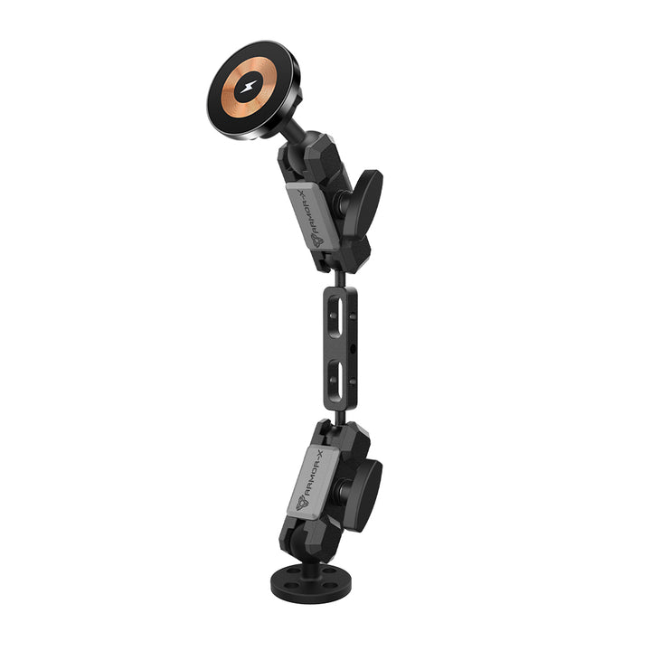 P5MS03 | Round Drill-Down Mount | MagSafe / Pixelsnap 15W Fast Charger | ONE-LOCK for iPhone & Smartphone