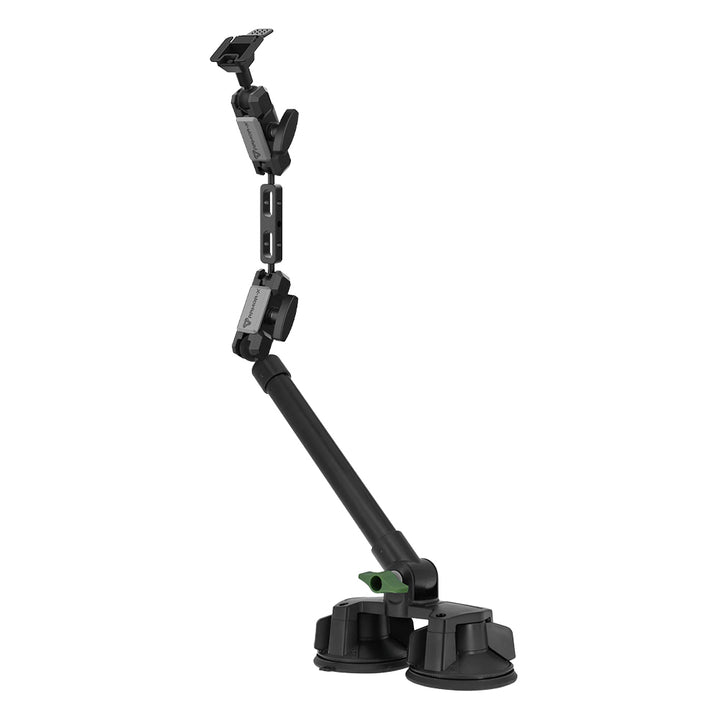 P65T | Dual Suction Cup Mount with Long Arm | ONE-LOCK for Tablet