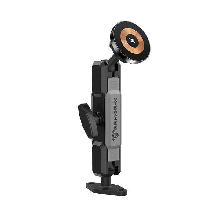 P1MS03 | Rhombus AMPS Mount | MagSafe / Pixelsnap 15W Fast Charger | ONE-LOCK for iPhone & Smartphone