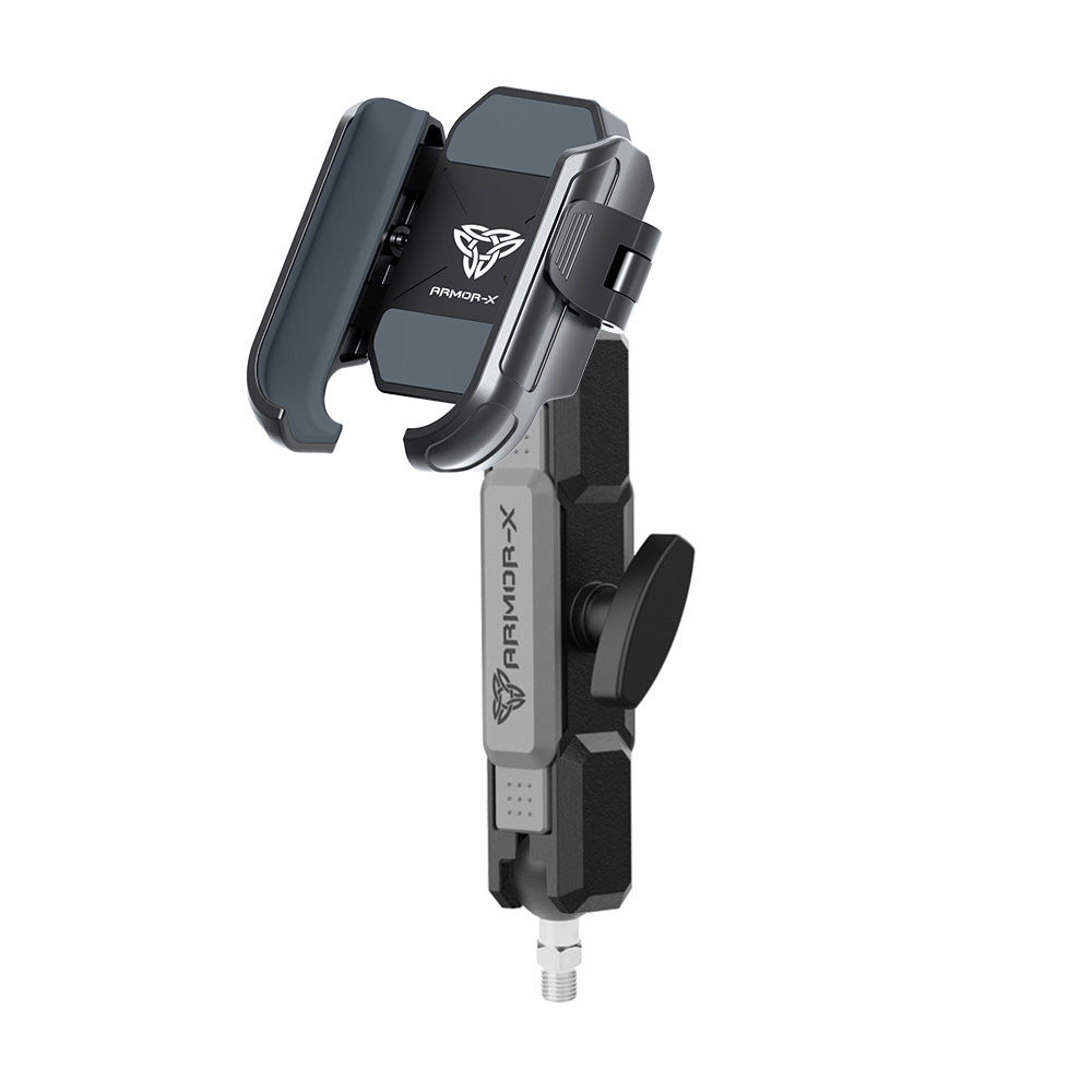 P28UP | One Inch Ball Base M10 Male Thread Motorcycle Universal Mount | Design for Phone