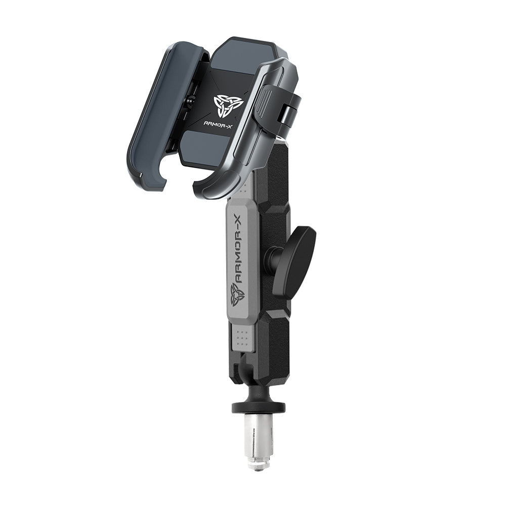 P30UP | Motorcycle Bike Universal Mount with Fork Stem Base | Design for Phone