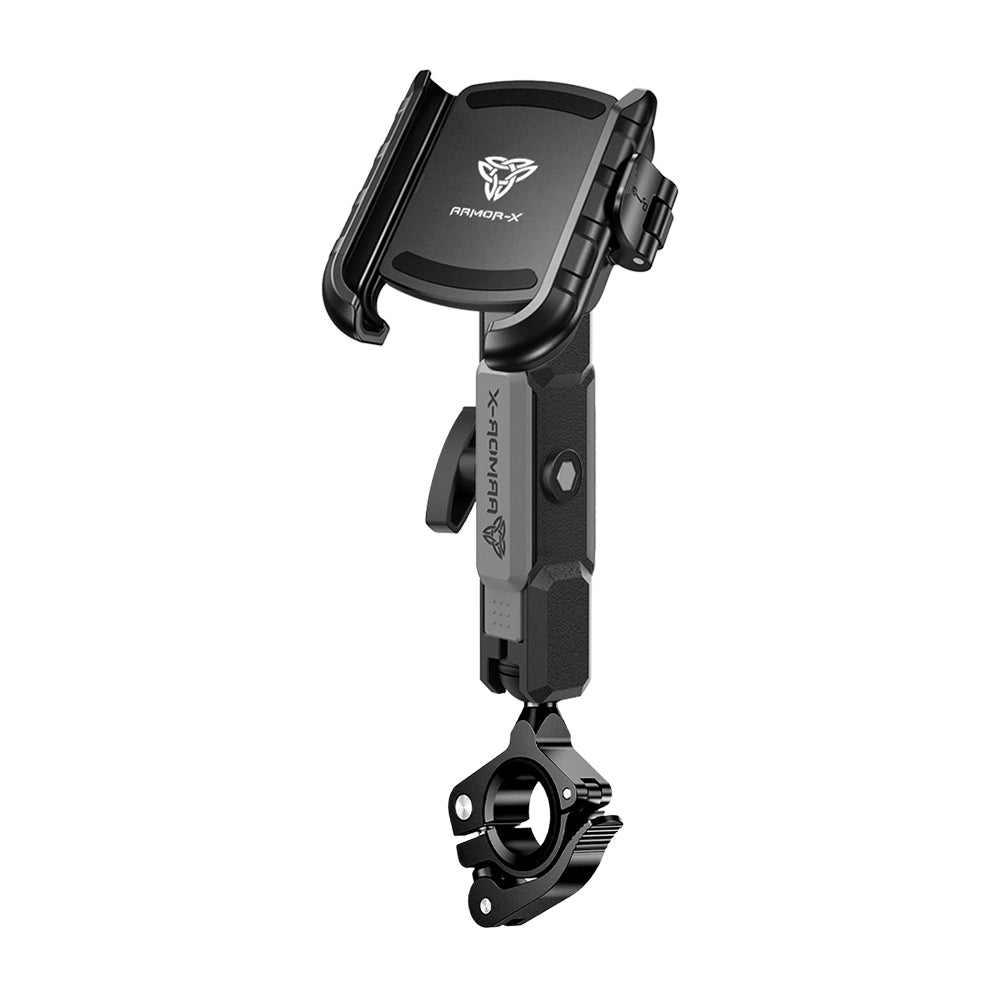 P35UP | Motorcycle Tool Free Installation Handlebar Mount Universal Mount | ⌀22-32mm | Design for Phone