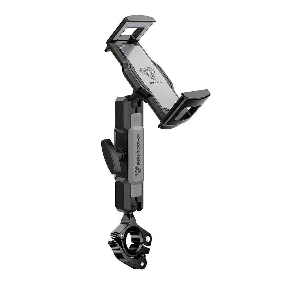 P35UT | Motorcycle Tool Free Installation Handlebar Mount Universal Mount | ⌀22-32mm | Design for Tablet