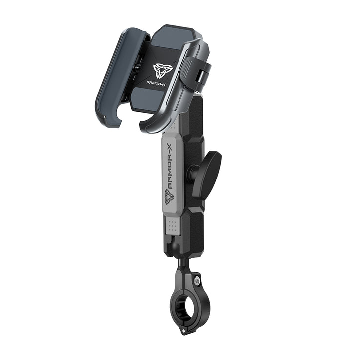 P37UP | Motorcycle Handlebar Universal Mount | ⌀22-32mm | Design for Phone