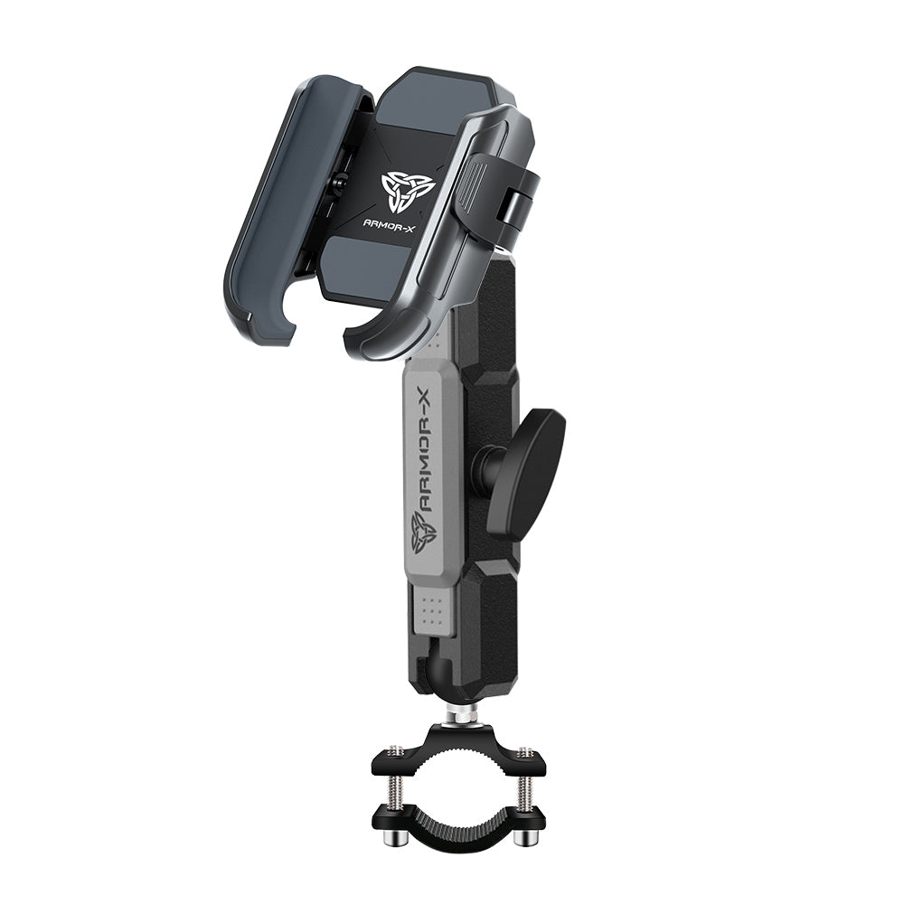 P44UP | Handlebar Rail Universal Mount | ⌀20-38mm | Design for Phone