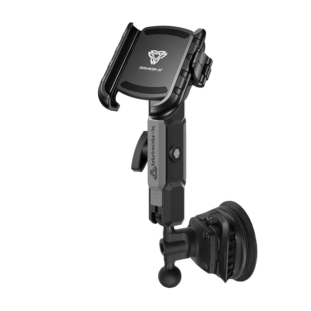 P47UP | Dual Ball Strong Suction Cup Universal Mount | Design for Phone