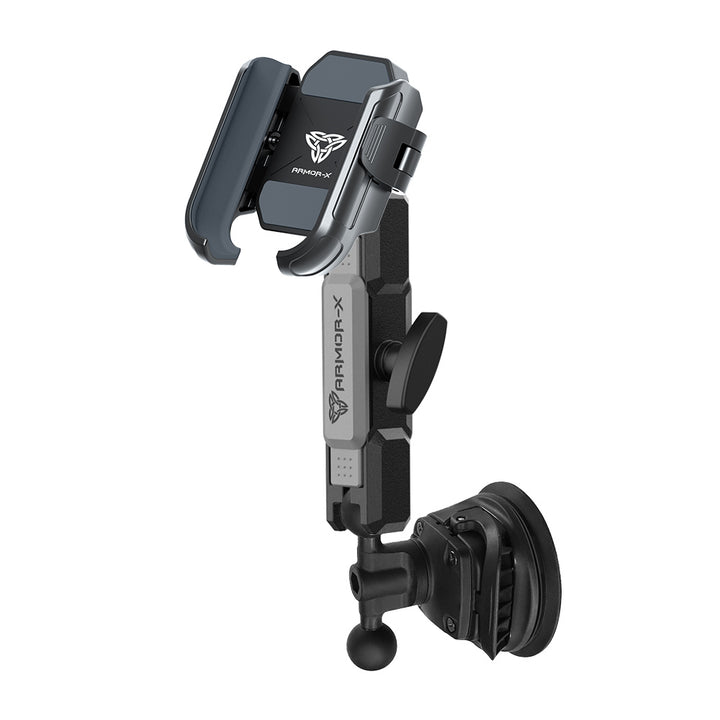 P47UP | Dual Ball Strong Suction Cup Universal Mount | Design for Phone