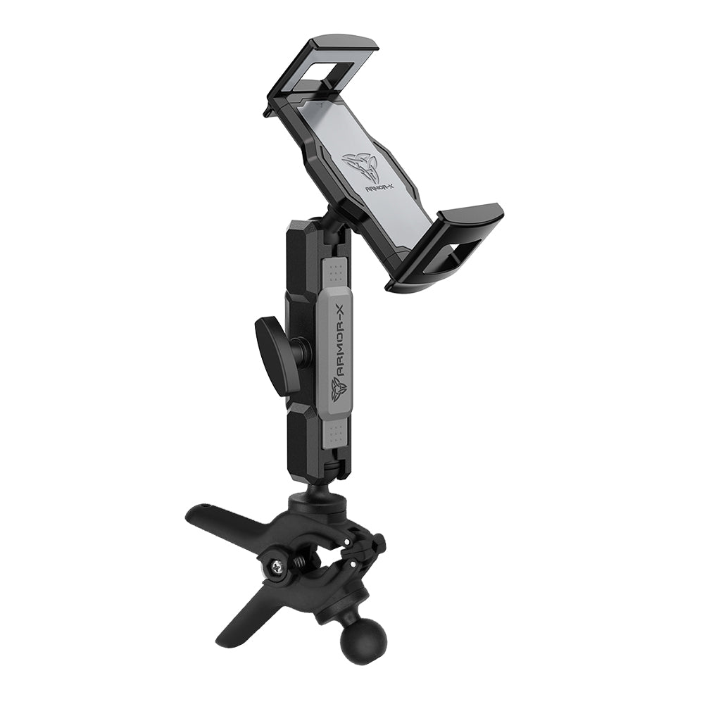 P49UT | Dual Ball Tough Spring Clamp Mount Universal Mount | Design for Tablet