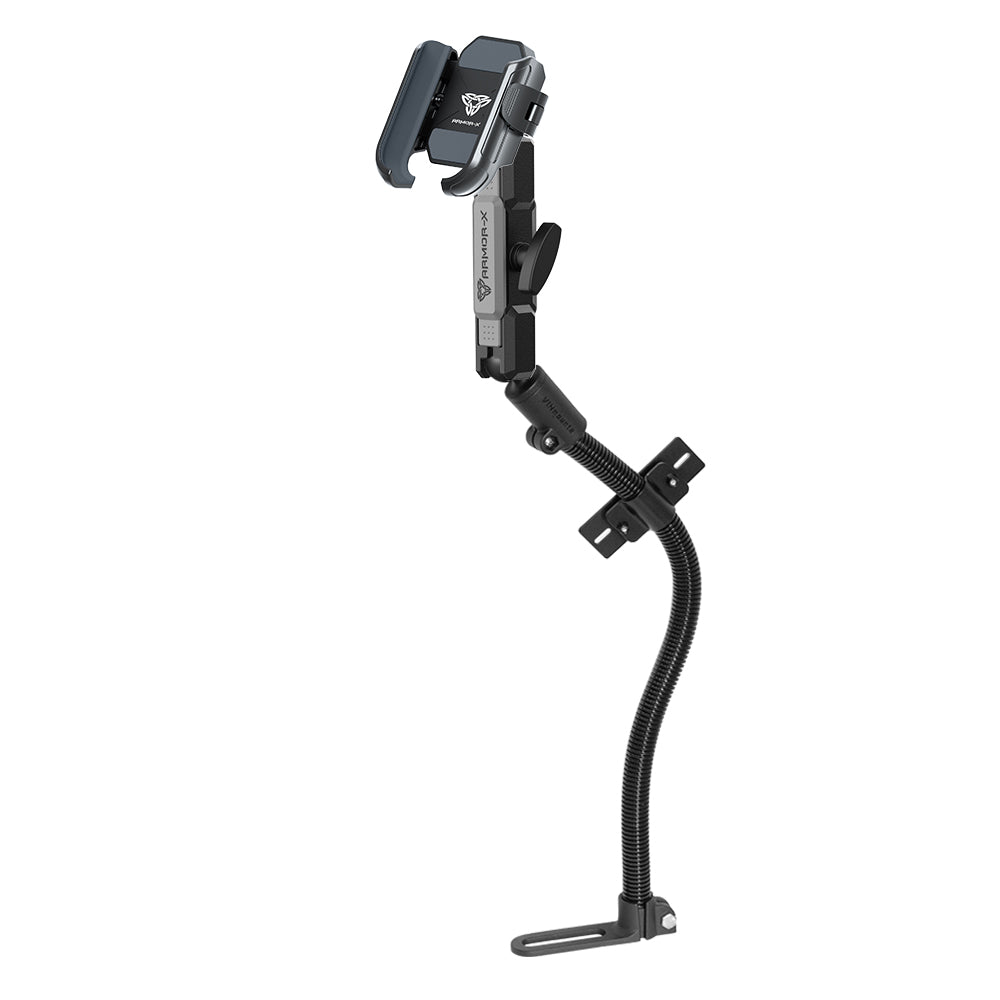 P57UP | Adjustable Gooseneck Universal No-Drill Vehicle Mount | Design for Phone