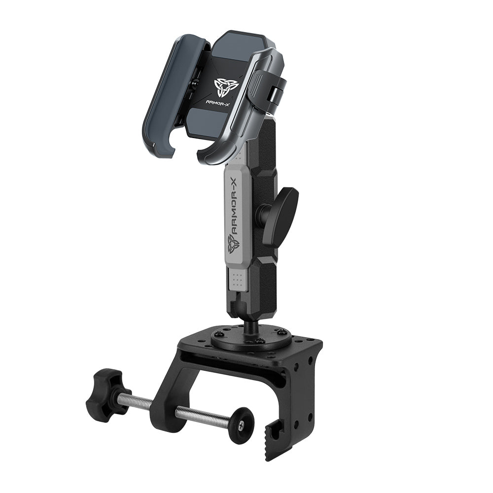 P58UP | Heavy-Duty G-Clamp Universal Mount | Design for Phone