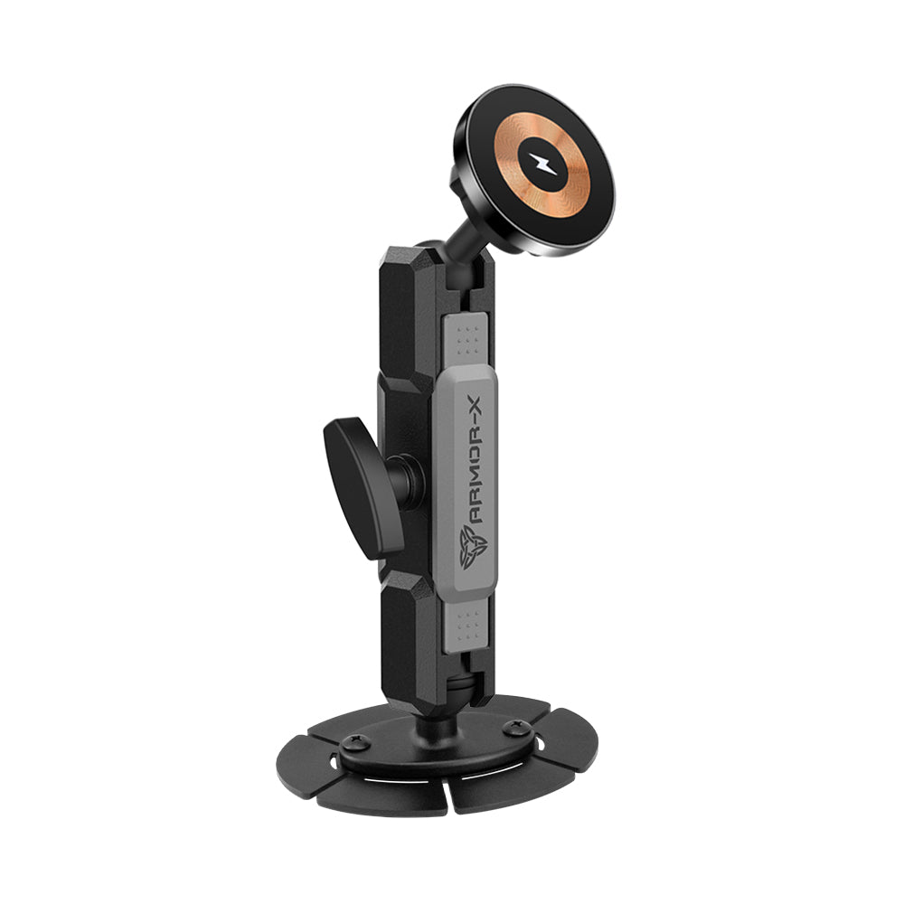 P61MS03 | 3M Adhesive Mount | MagSafe / Pixelsnap 15W Fast Charger | ONE-LOCK for iPhone & Smartphone