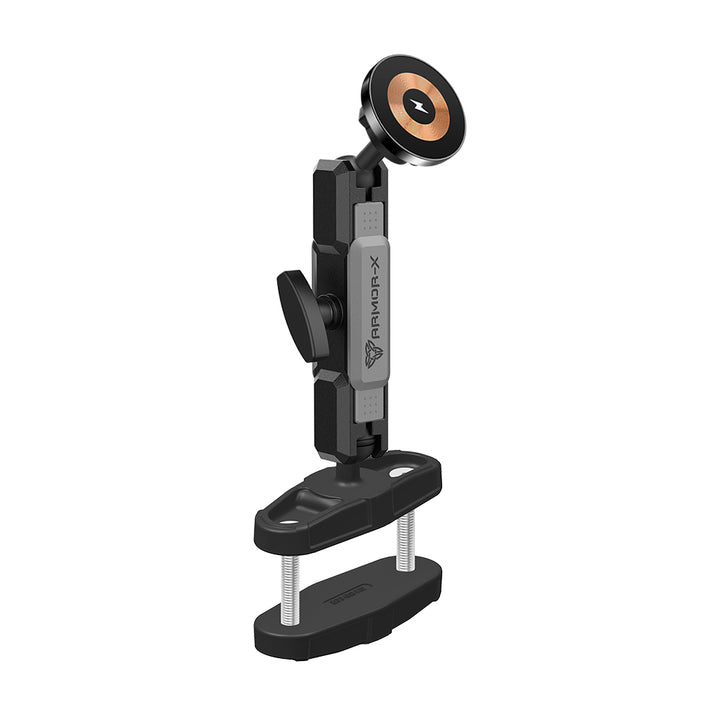 P63MS03 | Forklift Pedestal Pillar Mount (SMALL) | MagSafe / Pixelsnap 15W Fast Charger | ONE-LOCK for iPhone & Smartphone
