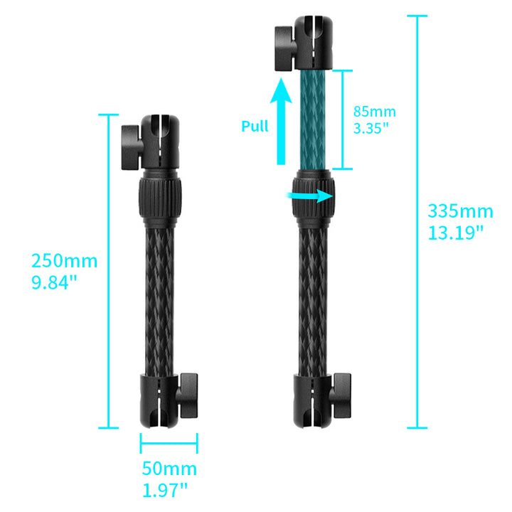 XMA-DSA2 | Retractable Double Socket Arm