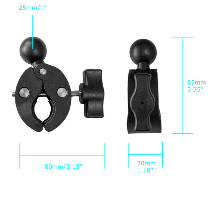 X P40K ONE LOCK armor X mount Quick realese handle bar phone mount with 25mm ball jiont