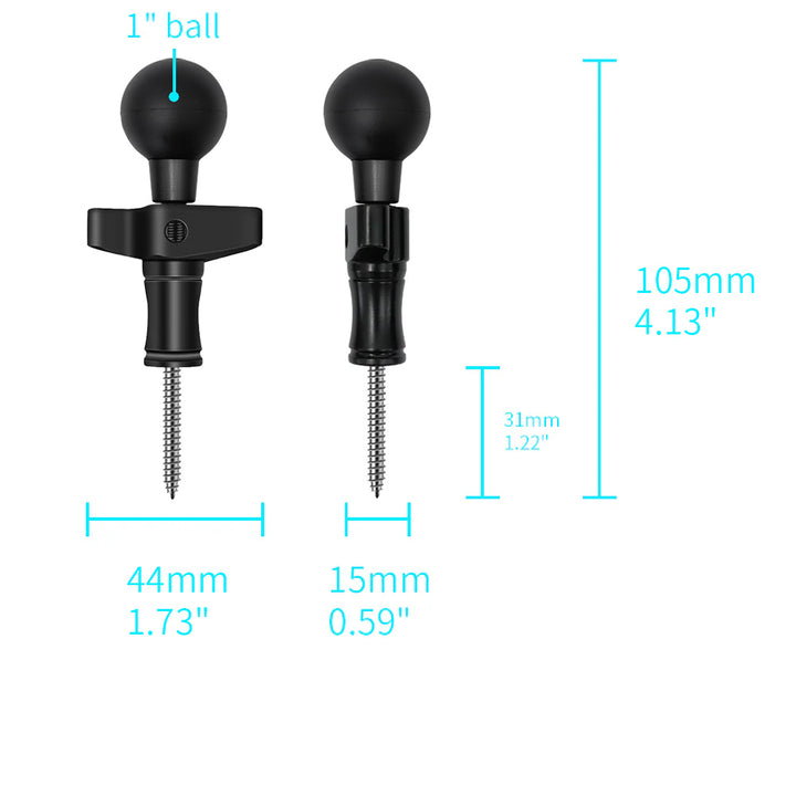 ARMOR-X Wall Screw Universal Mount for phone.