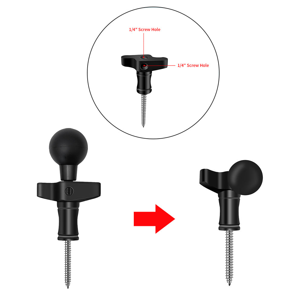 ARMOR-X Wall Screw Mount for phone.