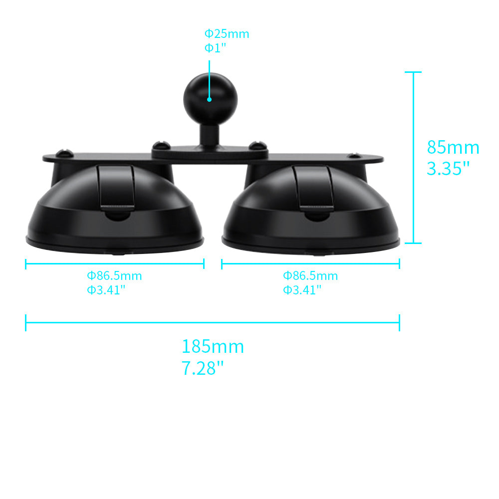 ARMOR-X Glass Suction Cup Mount Base