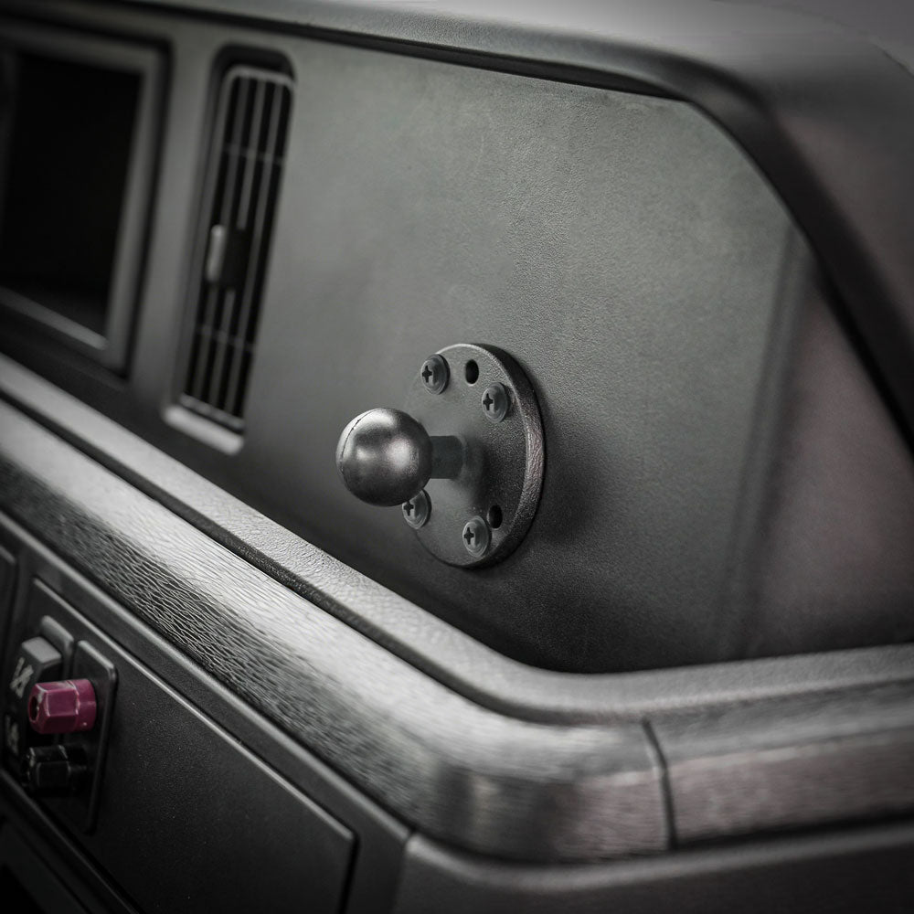 P66UP |  Drill-Down Dashboard Universal Mount with Backing Plate | Design for Phone