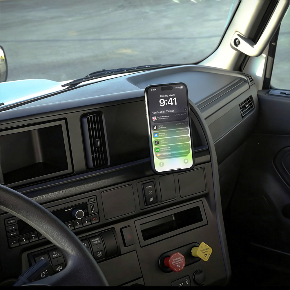 P66UP |  Drill-Down Dashboard Universal Mount with Backing Plate | Design for Phone