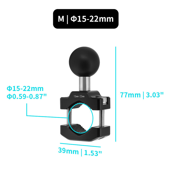 P67UP | Bar Clamp Universal Mount | ⌀10-32mm | Design for Phone